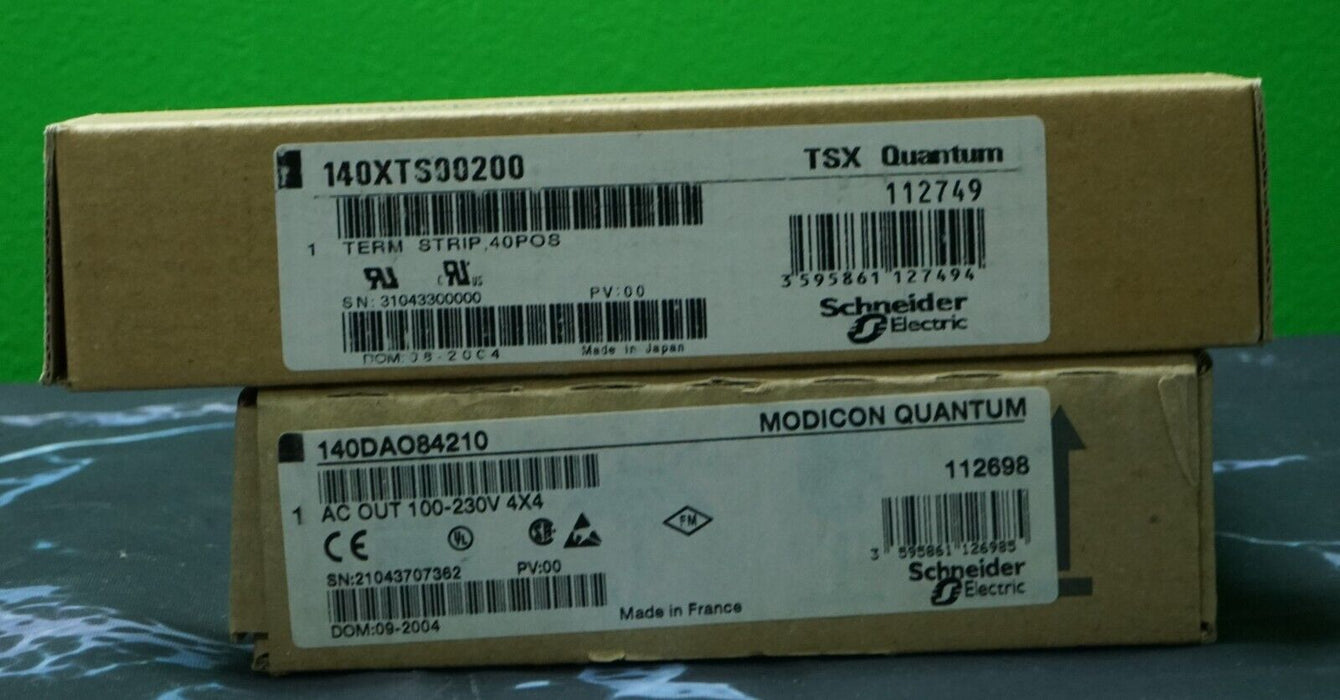 Schneider Electric 140XTS00200/140DAO84210 PLC Modicon Quantum