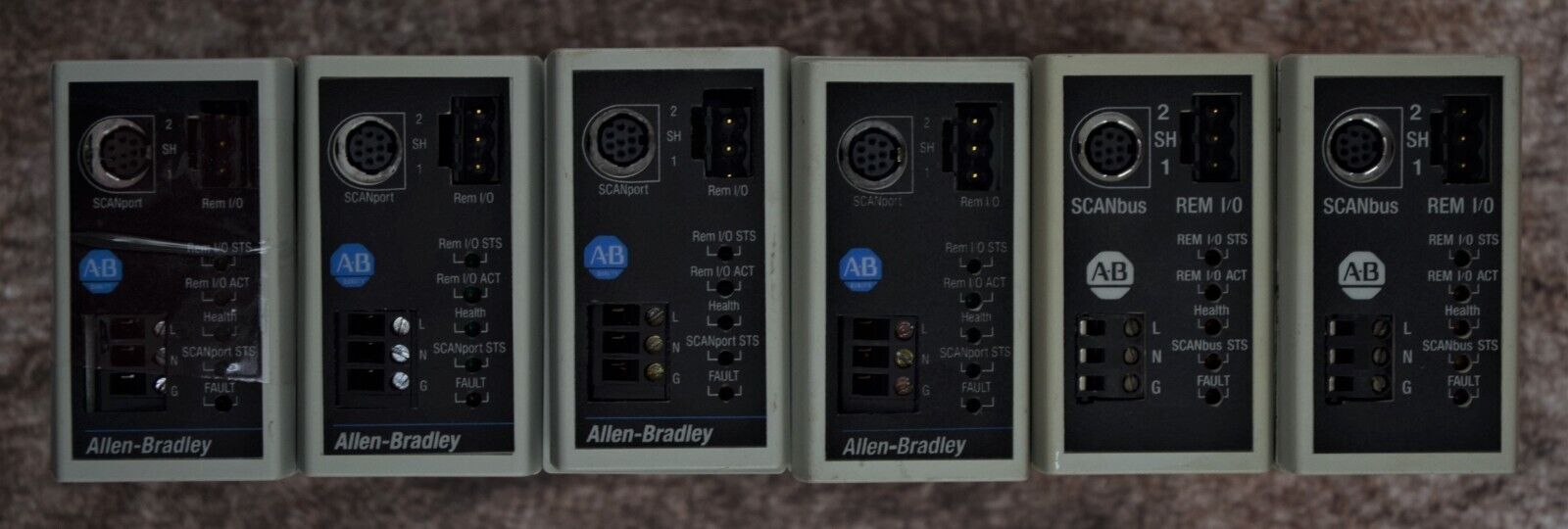 Allen-Bradley 1203-GD1 Communication Module Remote I/O (Parts Only) - Lot of 6