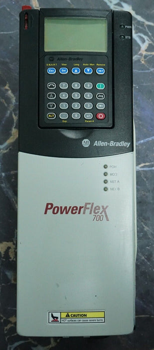 Allen-Bradley PowerFlex 700 2 HP 20BD3P4A3AYNAEC0 480 VAC Series B FRN:4.002