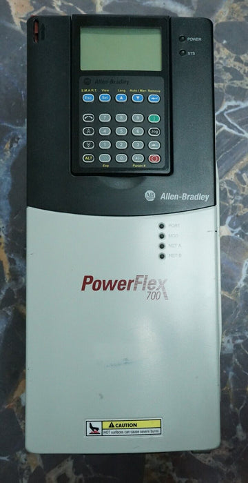 Allen-Bradley PowerFlex 700 20BD022M3AYNAND0NNAD 15 HP FRN:4.002