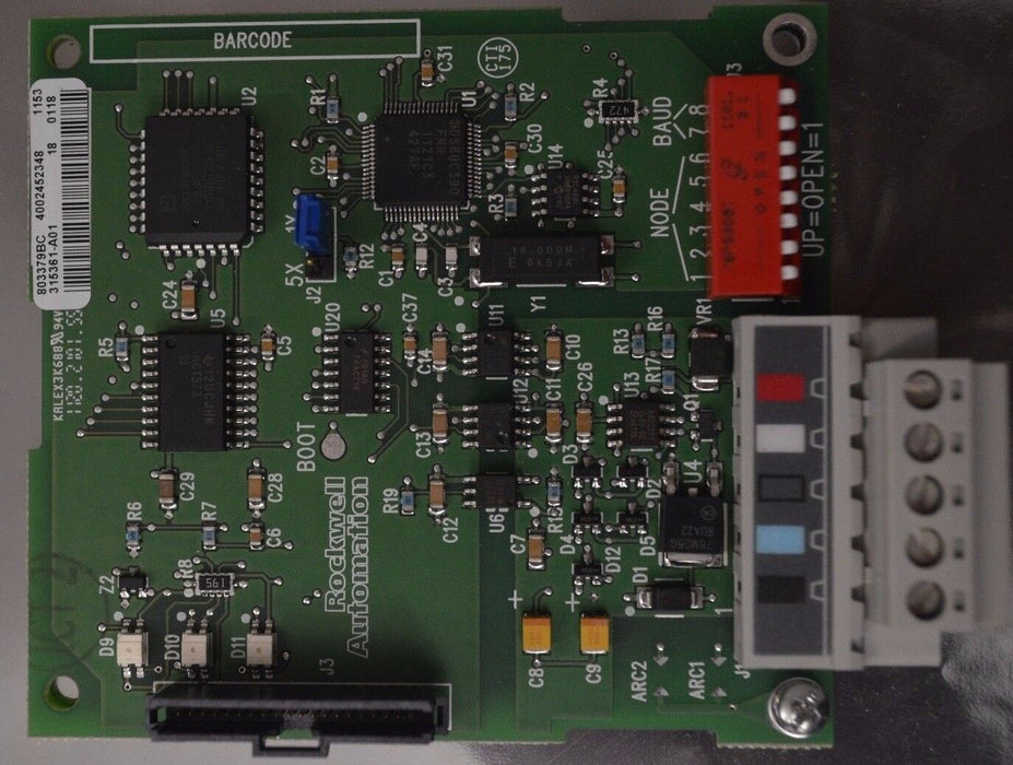 ALLEN-BRADLEY 22-COMM-D SERIES A FIRMWARE V1.011 POWERFLEX DEVICENET WITH CABLE