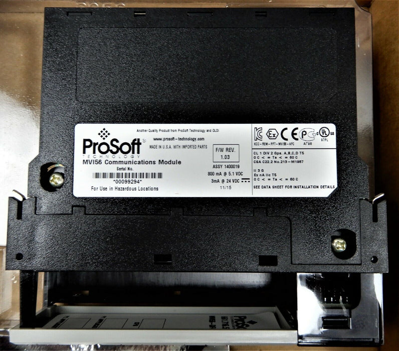 NEW IN BOX ProSoft MVI56E-DFCMR ControlLogix DF1 protocol Communication Module