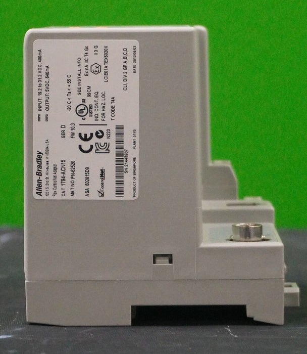 ALLEN BRADLEY 1794-ACN15 SER. A  ADAPTER MODULE FW:10.3