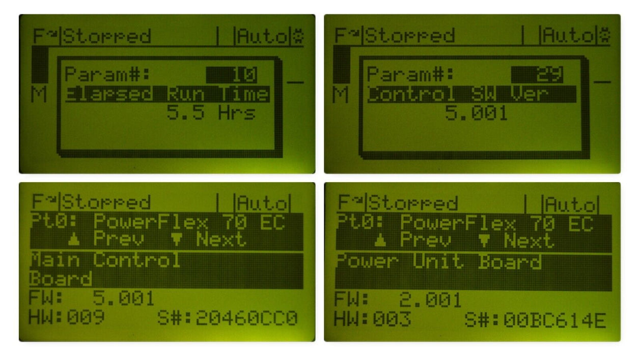 Low-Hour Allen Bradley PowerFlex 70 3HP 20AD5P0A3AYNANC0 480VAC FRN:5.001 Tested