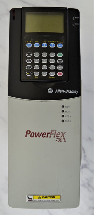 Allen-Bradley PowerFlex 700 5 HP 20BD8P0A3AYNAND0 480 VAC Tested Good FRN 10.001