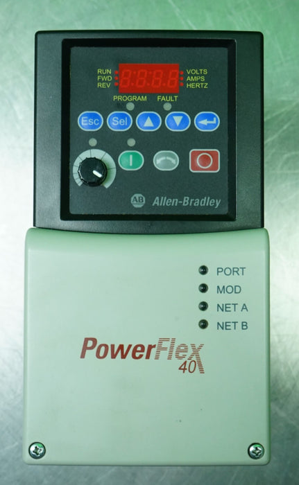 Allen-Bradley 22B-D2P3N104 PowerFlex 40 Drive Series A Tested Good 6.02