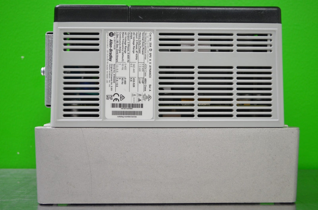 New Allen-Bradley 20AD5P0A0AYNANC0  PowerFlex 70 3HP Series A FRN:5.001