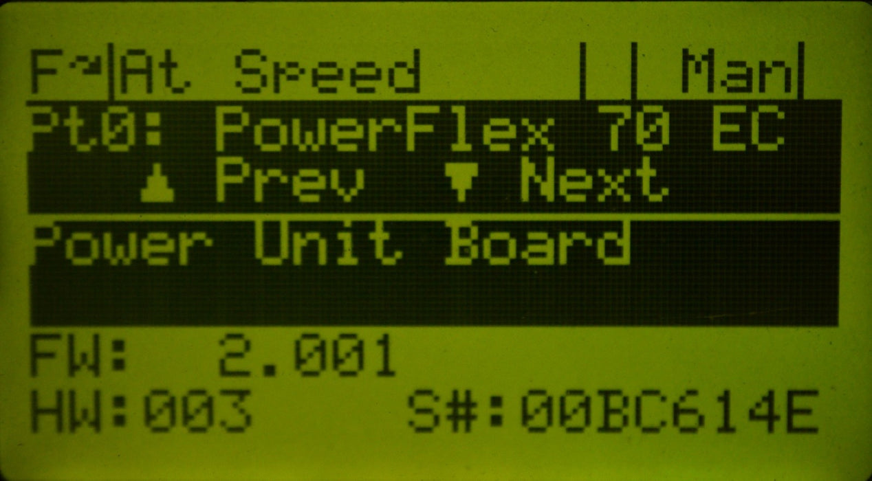 Allen-Bradley 20AD2P1A0AYNANC0 1 HP 480V Powerflex 70 FRN: 5.001 Tested Good