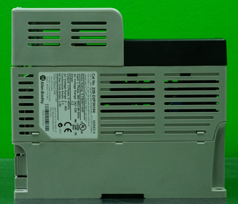 Allen-Bradley 22B-D2P3N104 PowerFlex 40 Drive Series A Tested Good 6.02