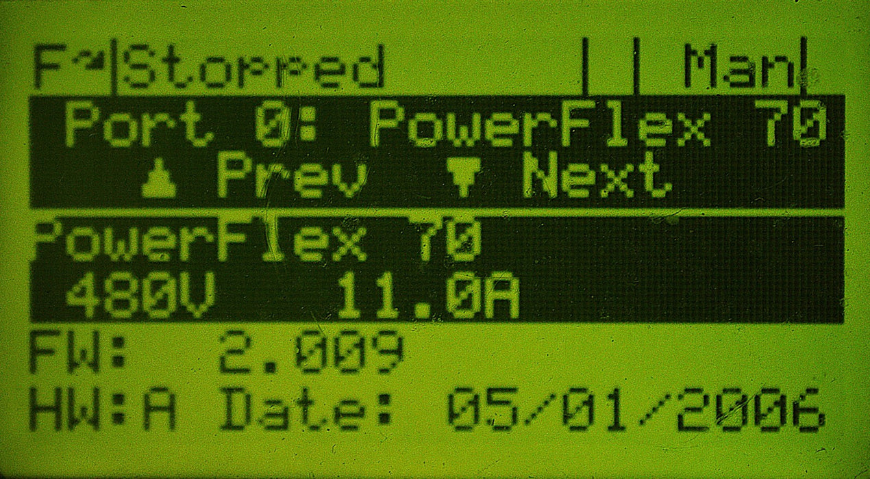 Low Hours Allen-Bradley PowerFlex70 7.5 HP 20AD011A0AYNANNN 480 VAC *Tested Good
