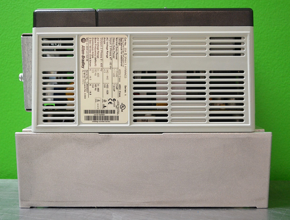 Allen-Bradley 20AD3P4A3AYNNNC0 PowerFlex 70 2 HP 480VAC Ser. A FRN:3.003 Tested