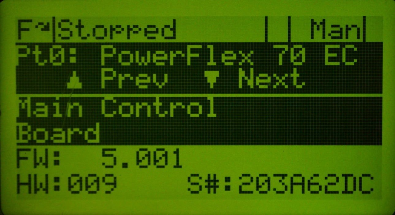 Allen Bradley Powerflex 70 1 HP 20AC2P1A0AYNANC0 Tested  Good FRN: 5.001