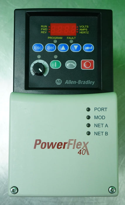Allen-Bradley 22B-D2P3N104 PowerFlex 40 Drive Series A Tested Good 6.02