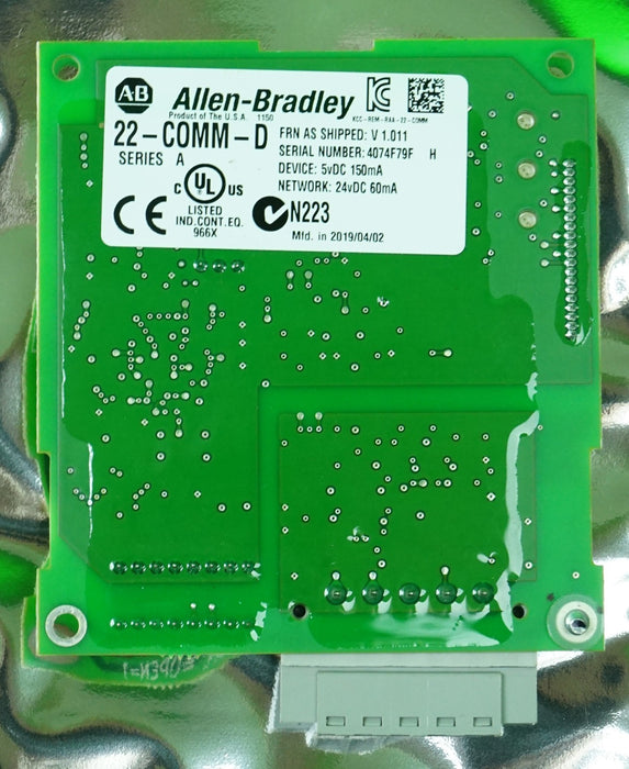 ALLEN-BRADLEY 22-COMM-D SERIES A  FIRMWARE V1.011