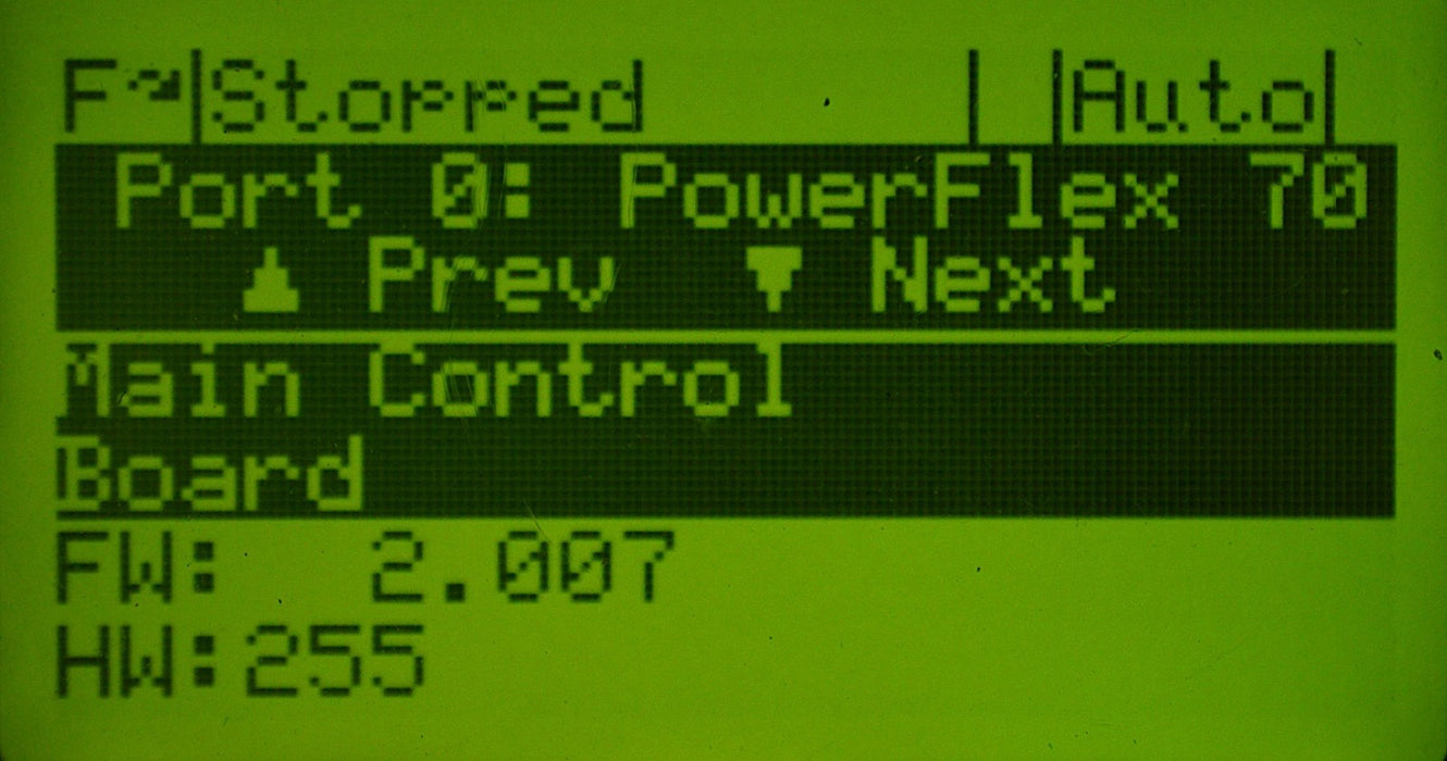 Allen-Bradley 20AD027A0AYNANNN PowerFlex 70 20 HP Series A FRN:2.007 Tested Good
