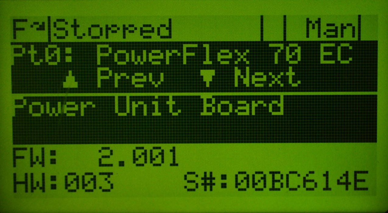 Allen-Bradley 20AC2P1A0AYNANC0 PowerFlex 70 1HP 480V Series A Tested FRN 5.001