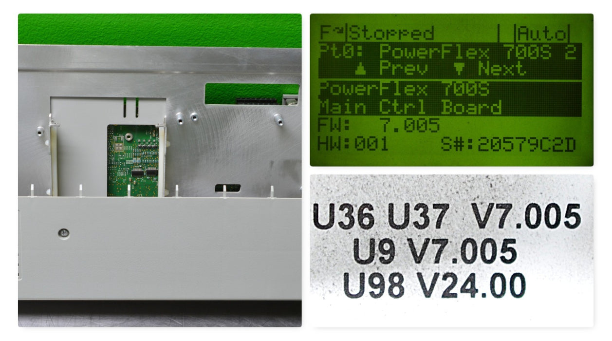 Allen-Bradley 318169-C02 PowerFlex 700S Cassette PN-385416 FRN:7.005 Tested - #1