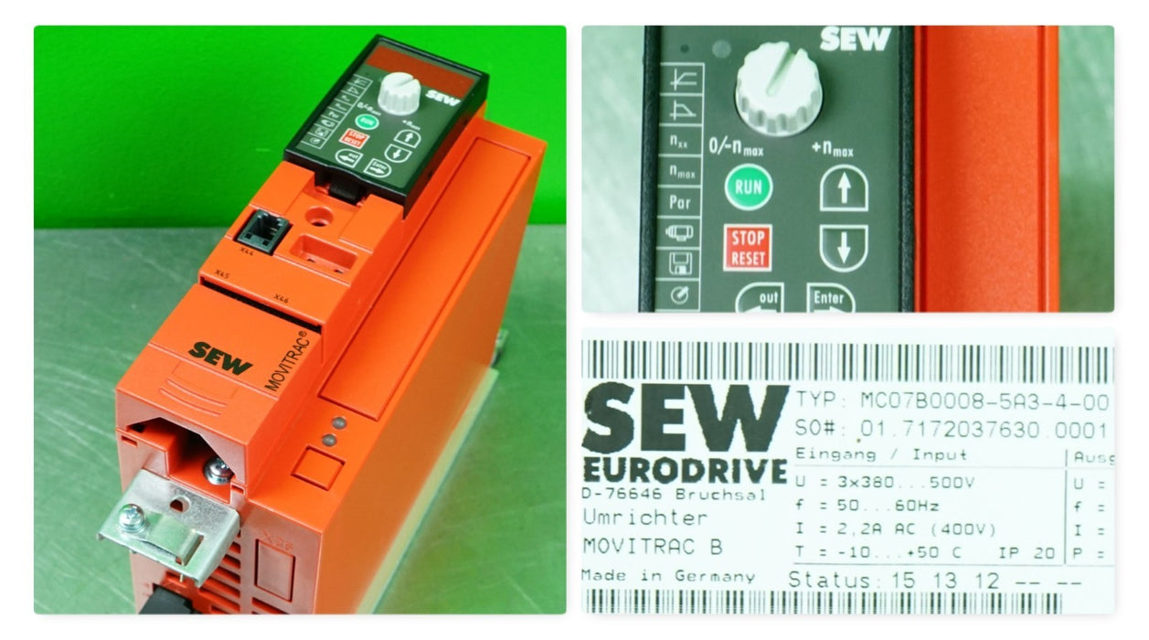 SEW EuroDrive MOVITRAC MC07B0008-5A3-4-00