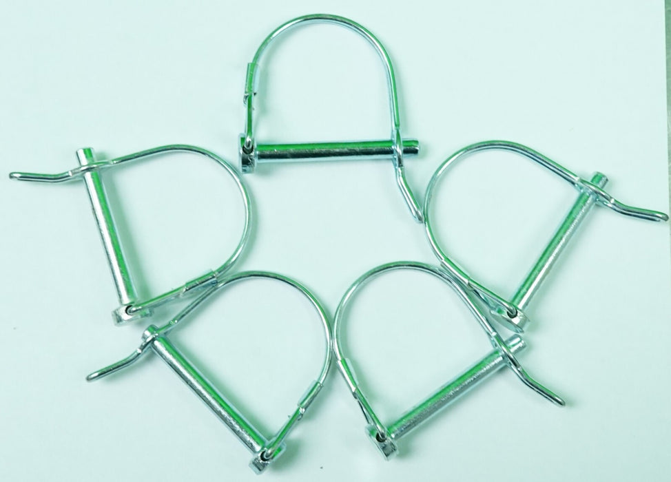 1/4" COUPLER SAFETY PIN SNAP LOCK TRAILER  TOWING HITCH CLIP