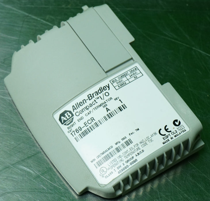 Untested Allen-Bradley 1769-ECR Series A Compact I/O