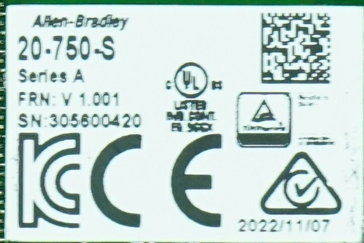 New Sealed Allen Bradley 20-750-S Series A PowerFlex 750 Safe Torque Off Module