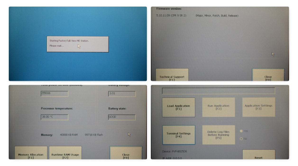 Allen-Bradley 2711P-RP1AX Series G PanelView Plus Logic Module Tested Good