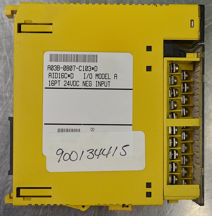 Fanuc A03B-0807-C103#D AID16C#D I/O Model A Output Module 16PT 24VDC, Parts Only