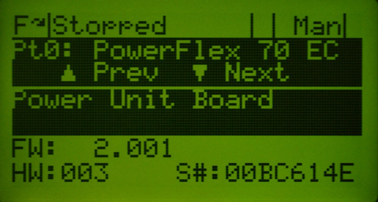Allen-Bradley PowerFlex 70 3HP 20AB9P6A0AYNNNC0 240 VAC Clean Tested FRN:5.001