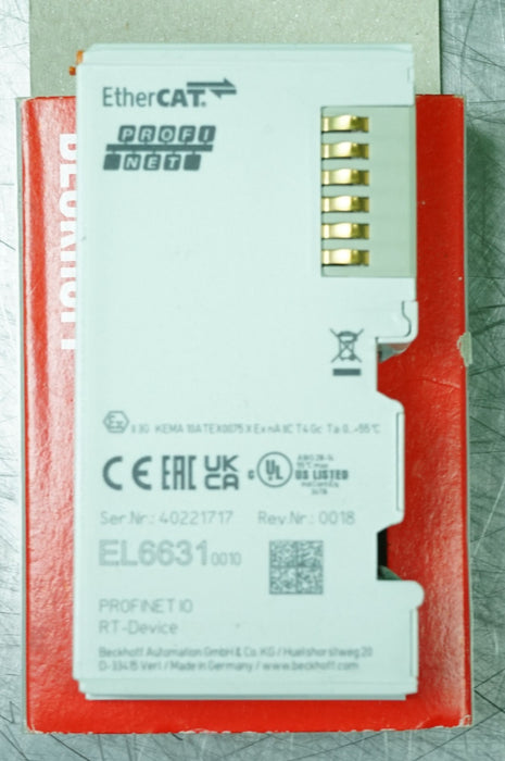 New Beckhoff EL6631 2 Port Profinet RT Device