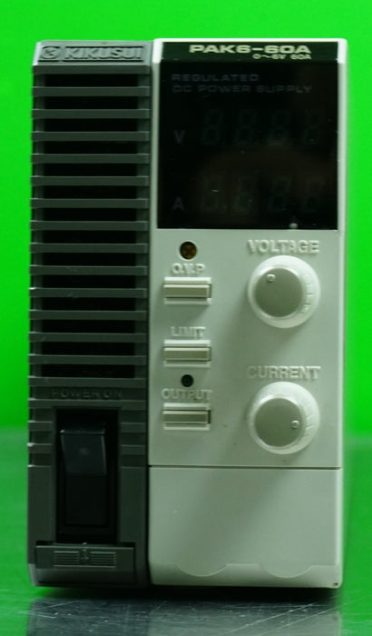 Kikusui PAK6-60A Regulated DC Power Supply 0-6V 60A