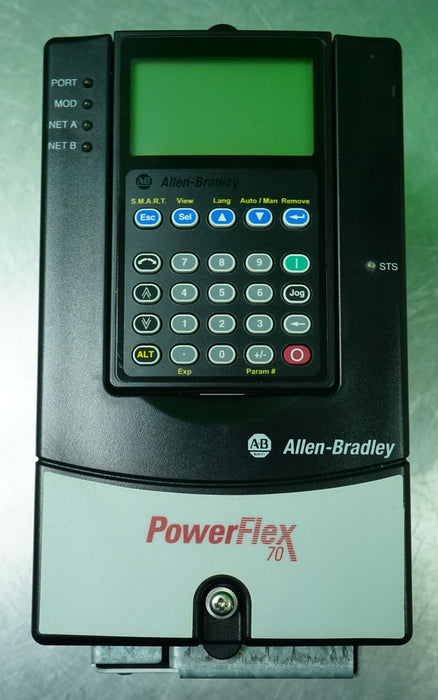 Allen-Bradley PowerFlex 70 2HP 20AD3P4A3AYNNNC0 480VAC FRN:3.003 Tested Good