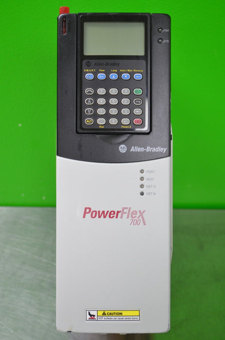 Low Hours Allen Bradley 20BD2P1A3AYNADA0 Powerflex 700 1 hp Drive Tested Good