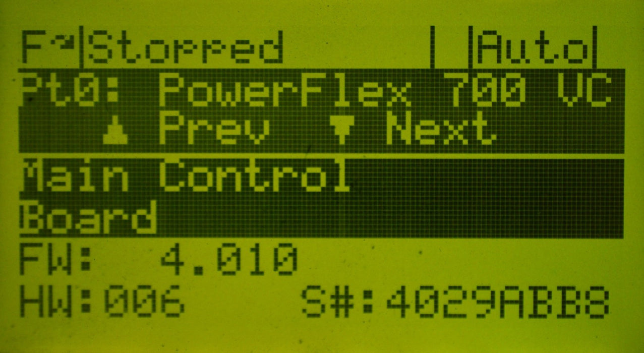 2007 Allen-Bradley PowerFlex 700 2 HP 20BD3P4A0AYNAND0 Series B 480VAC FRN 4.010