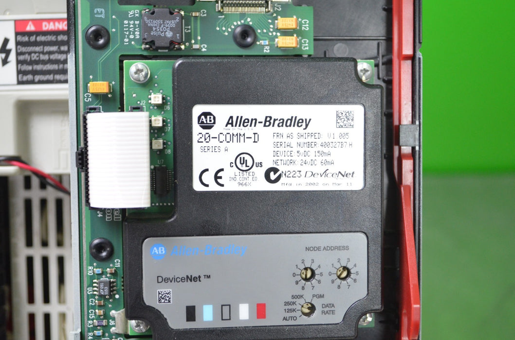 Low Hours Allen Bradley 20BD2P1A3AYNADA0 Powerflex 700 1 hp Drive Tested Good