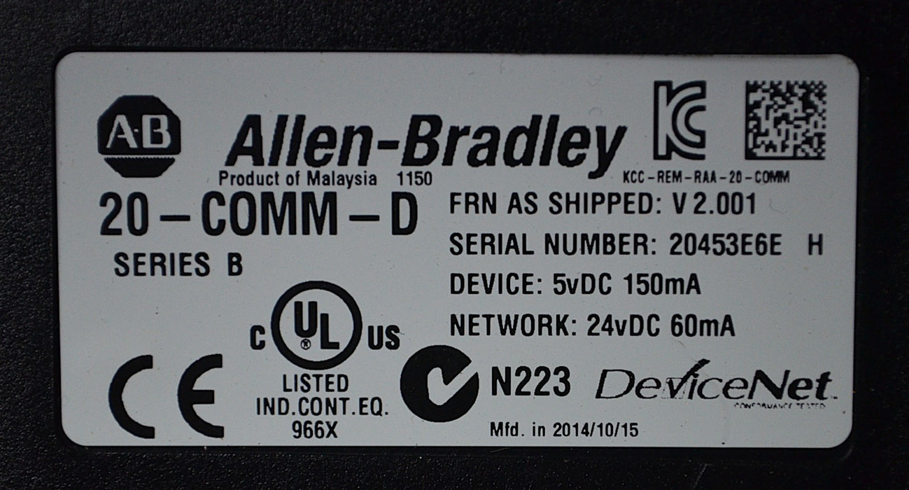 Allen-Bradley 20-COMM-D Series B Powerflex Device Adapter Long Cable (QTY Avail)