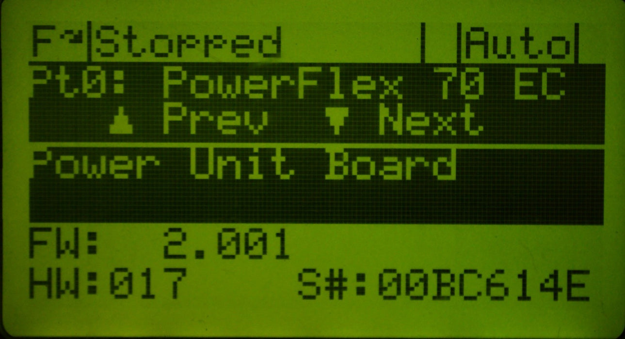 Allen-Bradley PowerFlex 70 2HP 20AD3P4A3AYNNNC0 480VAC FRN:3.003 Tested Good