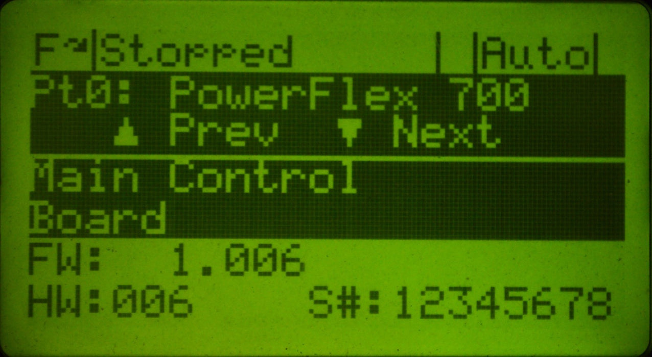 Low Hours Allen Bradley 20BD2P1A3AYNADA0 Powerflex 700 1 hp Drive Tested Good
