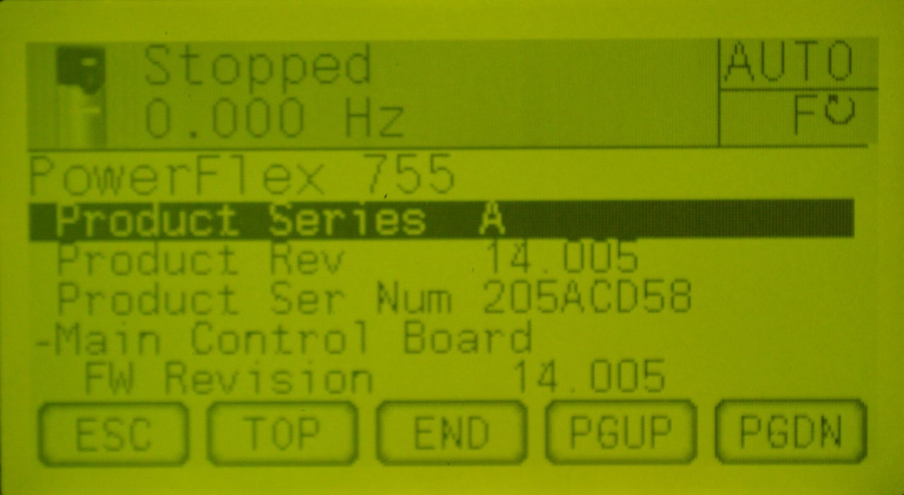 Zero HR Allen-Bradley 20G11FC043JA0NNNNN PowerFlex 755 VFD 30HP SER A FRN:14.005