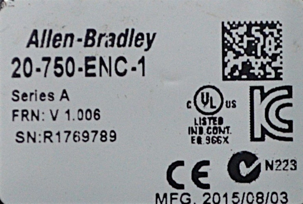 Allen-Bradley 20-750-ENC-1 Module Series A 312274-A08 FRN: 1.006