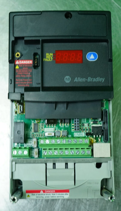 Low Hours Allen-Bradley Powerflex 40P 22D-D1P4N104 1/2HP Tested Good FRN:3.01