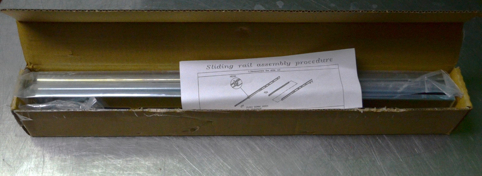 Ameri-Rack Item No. ASL-2001 20-in. Heavy-Duty Ball-Bearing Slide Rack Rail Kit