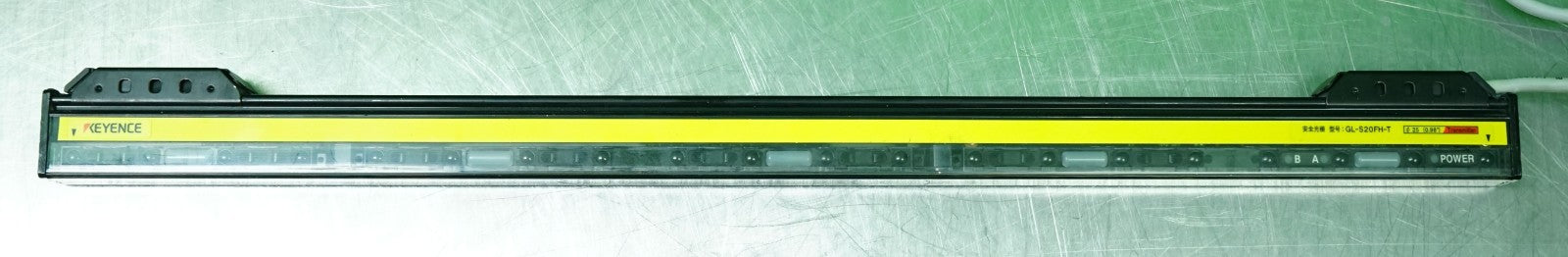 Keyence GL-S20FH-T Transmitter GL-S20FH-R Receiver Light Curtain Set w/ Cables