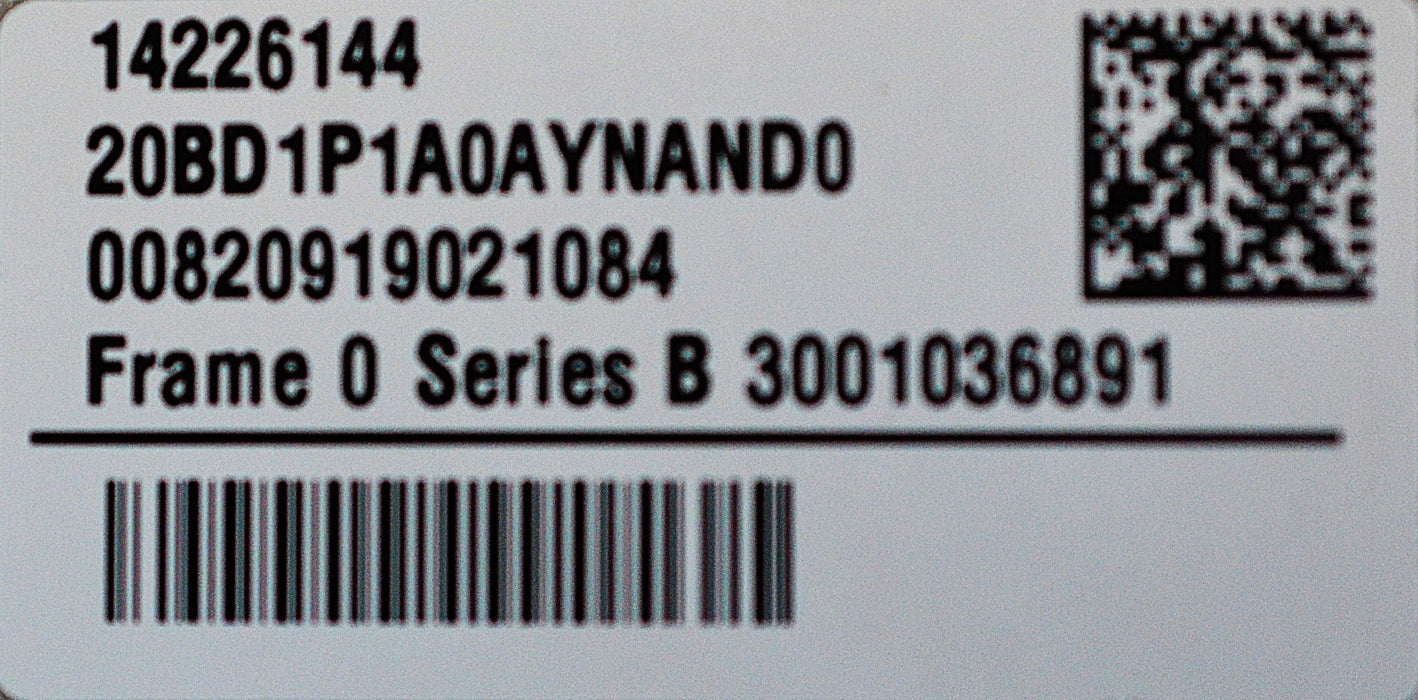Allen-Bradley 20B-VECTB-D0 PowerFlex 700 Vector Cassette 120VAC IO FRN: 8.002