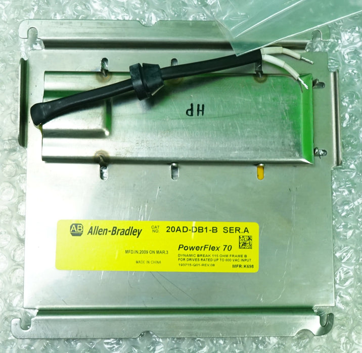 New Allen-Bradley PowerFlex 70 Dynamic Brake 20AD-DB1-B Ser A 115 OHM Frame B