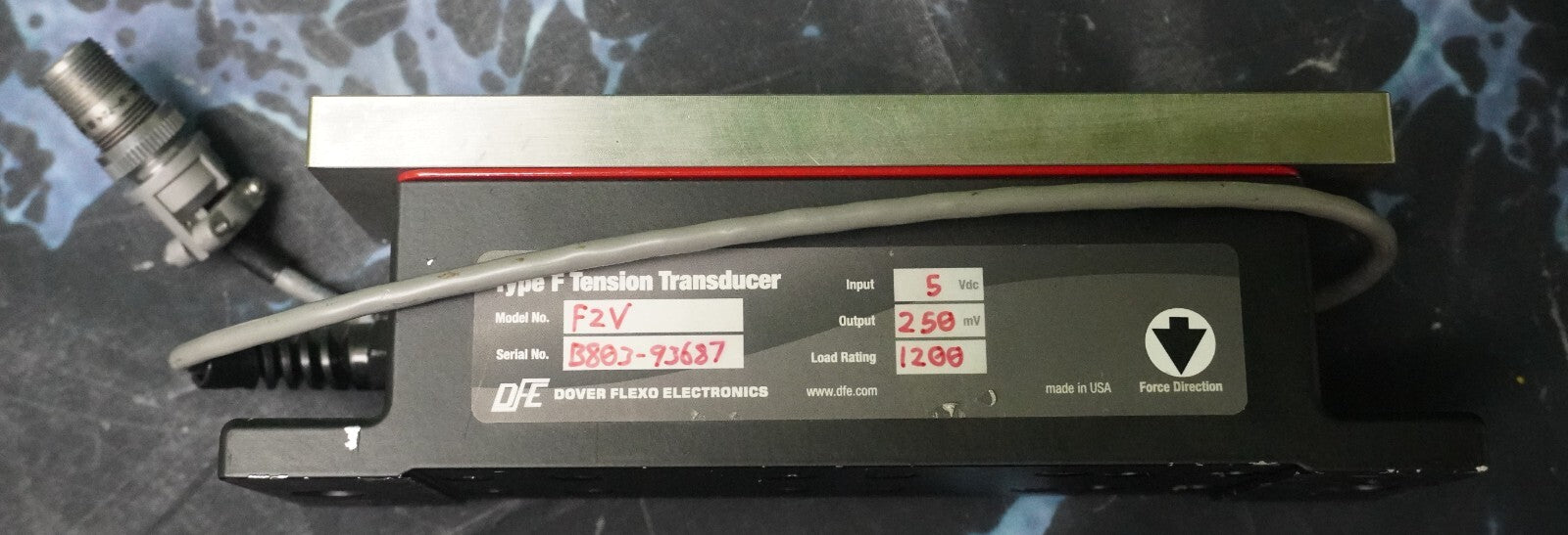 New Dover Flexo F2V 1200 load rating Model F Series Tension Load Cell / Tension