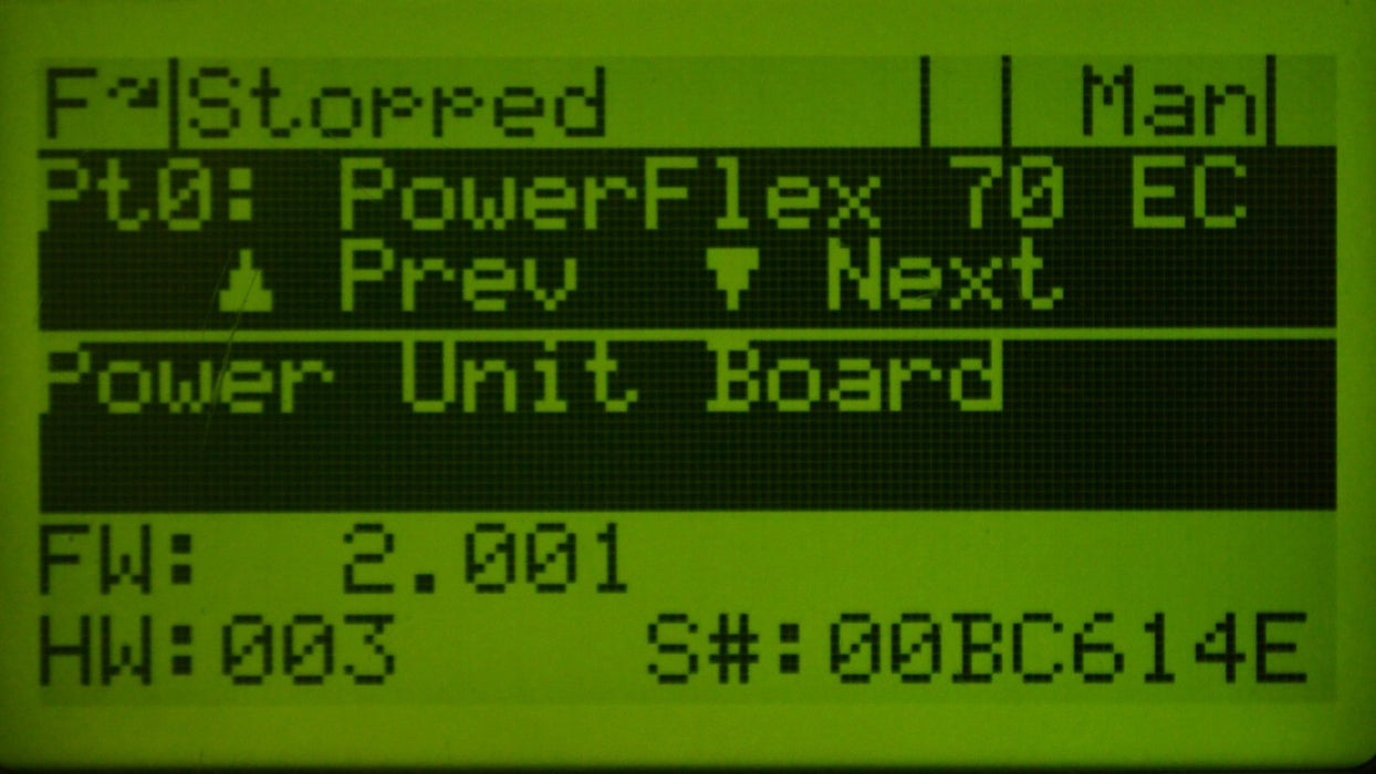 Allen Bradley Powerflex 70 1 HP 20AC2P1A0AYNANC0 Tested  Good FRN: 5.001