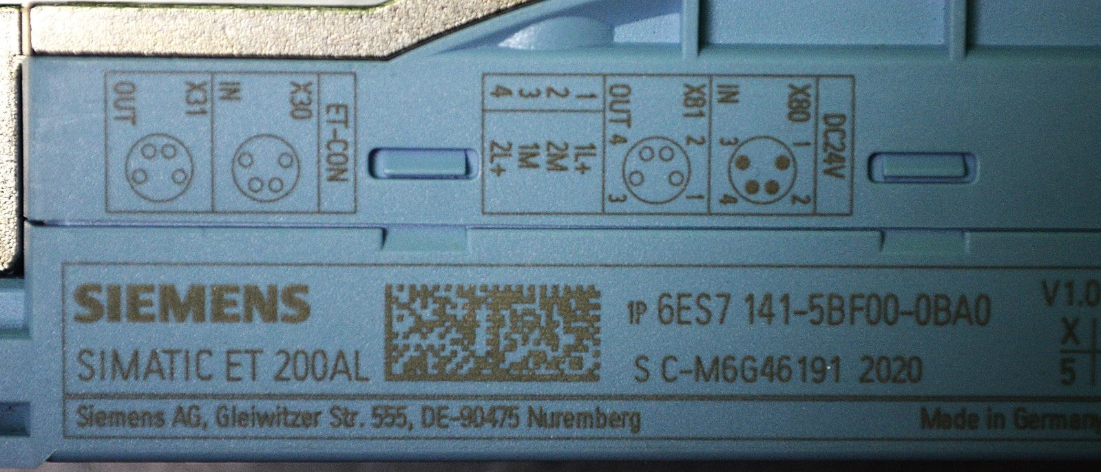 Siemens 6ES7141-5BF00-0BA0 SIMATIC ET 200AL 8-DI 24VDC M8 Modules