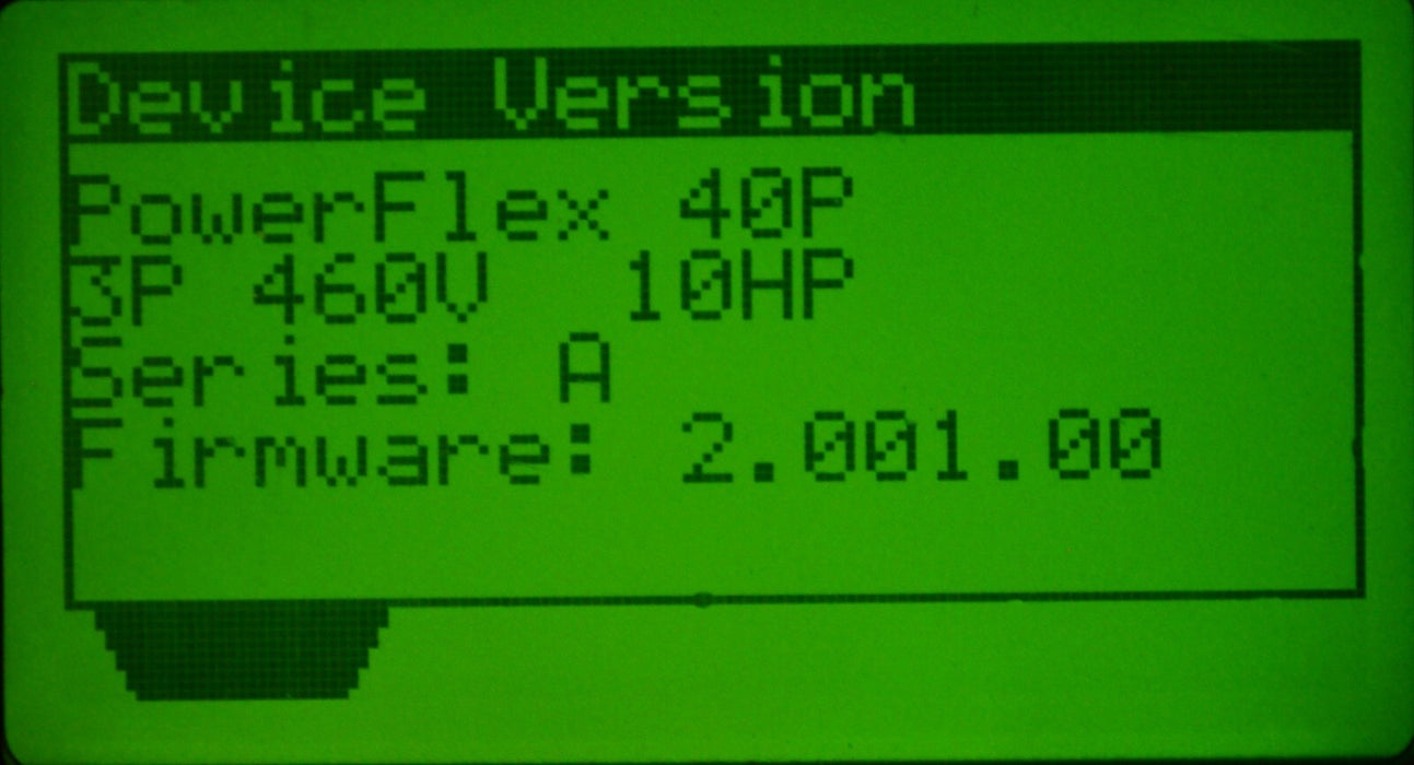 Allen-Bradley 22D-D017N104 PowerFlex 40P 10HP VFD Tested FRN:2.01