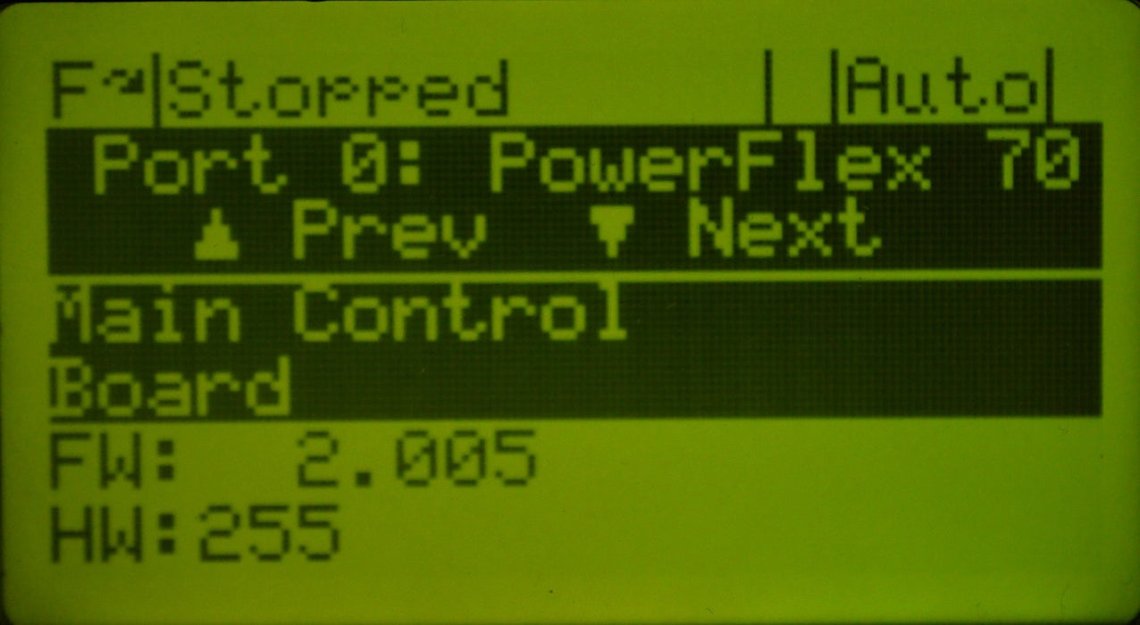 Allen Bradley Powerflex 70 1/2HP 20AC1P3A0AYNANNN Tested Good FRN:2.005