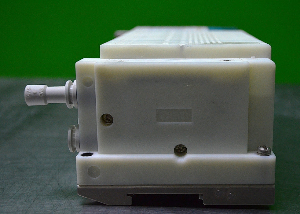 SMC 16-Position Valve Block Assembly with 4 SY3200-5U1-NA Valves